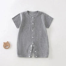 Load image into Gallery viewer, Breathable Cotton Baby Romper Summer Short Sleeve Jumpsuit for Newborn Boys &amp; Girls 3–24M
