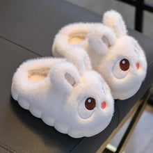 Load image into Gallery viewer, 2024 New Cute Rabbit Children's Cartoon Winter Slippers Comfortable Warm House Shoes Boys Girls Indoor Home Fluffy Slippers
