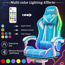 Load image into Gallery viewer, High Quality Gaming Chair RGB Light Office Chair Gamer Computer Chair Ergonomic Swivel Chair 2 Point Massage Gamer Chairs
