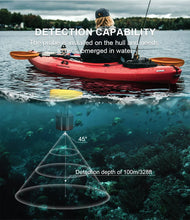 Load image into Gallery viewer, FFC1108-1 Alarm 100M Portable Sonar Fish Finders 45 degrees Sonar Coverage Echo Sounder Alarm Transducer Lake Sea Fishing
