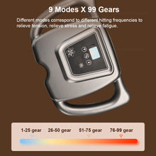 Load image into Gallery viewer, Fascia Gun Muscle Massager Gun High Frequency Back Body Waist Massage Machine Professional Electric Shoulder Legs Waist Massager
