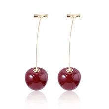 Load image into Gallery viewer, JoJo Bizarre Adventure Cherry Drop Earrings – Anime Cosplay Jewelry
