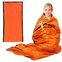 Load image into Gallery viewer, Portable Waterproof Emergency Survival Sleeping Bag Outdoor Edc Camping Gear Thermal Sack First Aid Rescue Kit Mylar Blanket
