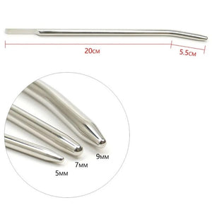 Stainless Steel Urethral Sound Catheter Dilator Metal Horse Eye Penis Plug Training Male Masturbation Kit Sex Toys For Men