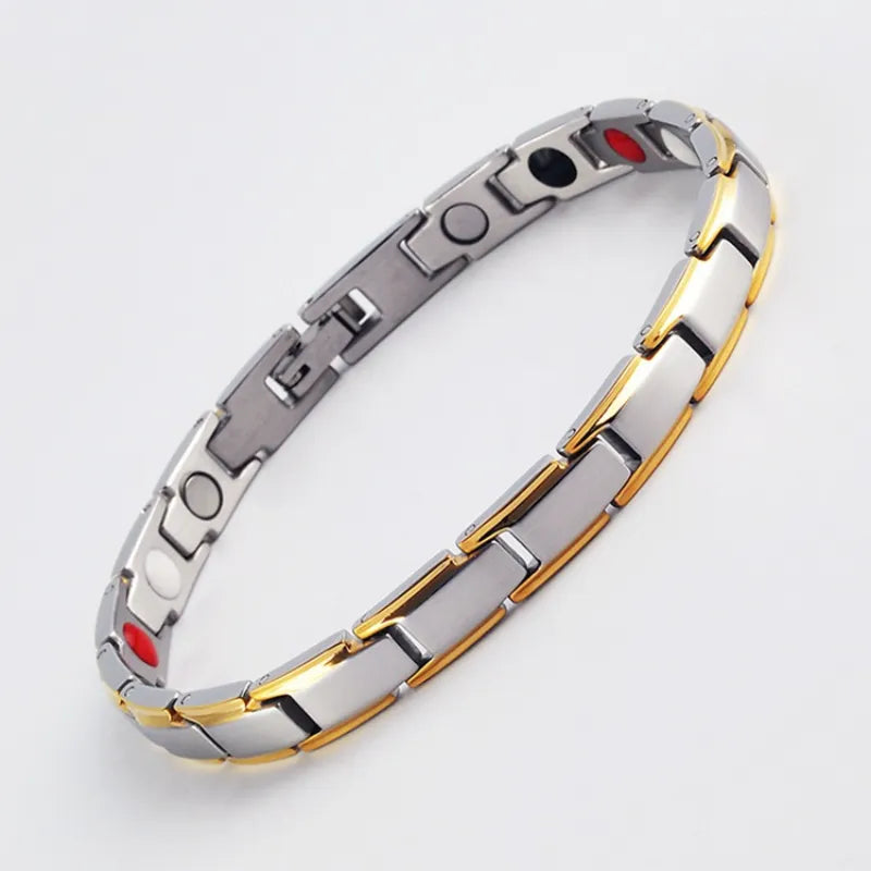 Womens Magnetic Health Energy Bracelet Slim Healthcare Jewelry Powerful Therapy Bracelet Friend Gift