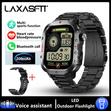 Load image into Gallery viewer, LAXASFIT 2024 Outdoor Military Men's Smart Watch Bluetooth
