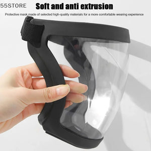 Work Protection Mask Transparent Facial Protector Face FaceMask Protective Outdoor Heating Home Kitchen Tools Full Face Mask