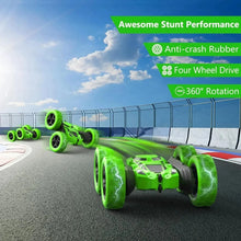 Load image into Gallery viewer, Rc Stunt Car Kids Double Sided Flip Remote Control Cars 2.4G High Speed 360° Rotation Drift Auto Toys Gifts for Boy &amp; Girls
