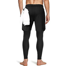 Load image into Gallery viewer, Men’s 2-in-1 Quick-Dry Training Pants – Athletic Joggers for Running, Gym &amp; Fitness
