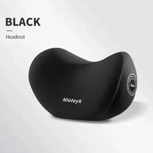 Load image into Gallery viewer, Memory Foam Car Neck and Lumbar Support Cushion – Ergonomic Pillow Set for Comfortable Driving and Posture Relief
