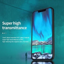 Load image into Gallery viewer, 4PCS Tempered Glass for iPhone 11 12 13 14 Pro XR X XS Max Screen Protector on for iPhone 12 Pro Max Mini 7 8 6 6S Plus SE Glass Tempered Glass Easy Frame Installation HD Ultra-Thin Screen Protector
