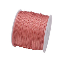 Load image into Gallery viewer, 50 Yards 0.8mm Braided Nylon Cord – Durable Satin String for Jewelry Making, Beading, Macrame, Chinese Knot &amp; DIY Crafts
