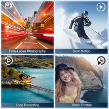Load image into Gallery viewer, NBD 4K HD&amp;48MP Camcorder Video Camera With Wi-Fi &amp; App Control,Video Recorder with 3X Battery Life, 16X Zoom, 270° IPS Screen
