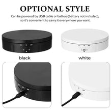 Load image into Gallery viewer, Motorised Rotating Mirror Display Stand,360 Degree Turntable, Jewellery Holder,USB Power Supply, Rotating Shooting, Three Speeds
