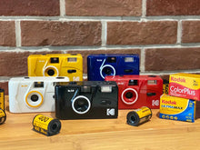Load image into Gallery viewer, Original Kodak Film 35mm Camera with Flash Wind and Rewind Non-Disposable Retro Roll Cameras M35 M38 Manual Reusable Mini Gift
