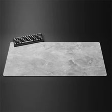 Load image into Gallery viewer, Gray XXL Gaming Mouse Pad – Extended Non-Slip Desk Mat with Overlocked Edges for Keyboard &amp; Computer Setup
