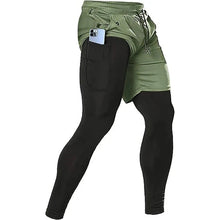 Load image into Gallery viewer, Men’s 2-in-1 Quick-Dry Training Pants – Athletic Joggers for Running, Gym &amp; Fitness

