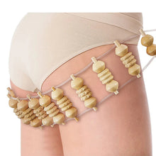 Load image into Gallery viewer, Wooden Therapy Massage Roller for Back Pain Relief &amp; Body Shaping

