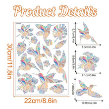 Load image into Gallery viewer, Rainbow Suncatcher Window Stickers – PVC Prism Decals
