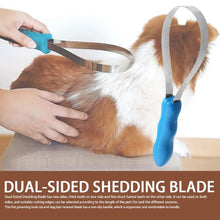 Load image into Gallery viewer, Pet Dog Horse Metal Sweat Scraper Shedding Blade Brush Grooming Hair Care Tool Horse Grooming Tool Cleaning Pet Products
