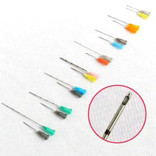 Load image into Gallery viewer, Blunt tip micro cannula medical injection needle 18G 21G 22G 23G 25G 27G 30G Plain Ends Notched Endo needle tip Syringe
