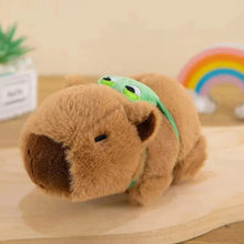 Load image into Gallery viewer, Kawaii Capybara Plush Slap Snap Wristband – Funny Kids Toy Bracelet
