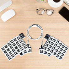 Load image into Gallery viewer, Split Keyboard Wired Ergonomics Keyboard Hot Swap Split-layout Keyboard Support QMK/VIAL Customized PC Gamer Accessories
