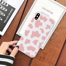 Load image into Gallery viewer, Slim Fit  Lightweight Black White  Print Silicone Case For iPhone 11 Pro 7 8 Plus X XR XS Max iphone 11 Cell Phone Case Cover White Black Pattern Print Silicone Unisex Case
