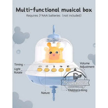 Load image into Gallery viewer, Musical Baby Crib Mobile - Lights, Music &amp; Projection | Remote Control Crib Toy for Newborns
