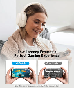 Edifier WH700NB Active Noise Cancelling Wireless Headphones Bluetooth 5.3 Multipoint Connection Foldable Earphones 68H Playback
