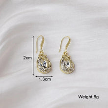 Load image into Gallery viewer, White Flower &amp; Butterfly Dangle Earrings – Acrylic Pearl Heart Jewelry
