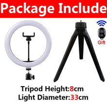 Load image into Gallery viewer, 26cm LED Selfie Ring Lamp Photographic Selfie Ring Lighting
