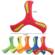 Load image into Gallery viewer, Soft Three-Leaf Boomerang Toy for Kids &amp; Adults – Safe Outdoor Flying Game
