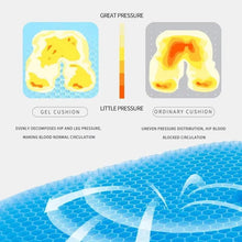 Load image into Gallery viewer, Breathable Gel Seat Cushion – Honeycomb Design for Tailbone &amp; Back Pain Relief, Home Office &amp; Car Use
