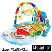 Load image into Gallery viewer, Baby Fitness Play Gym with Music &amp; Piano Mat
