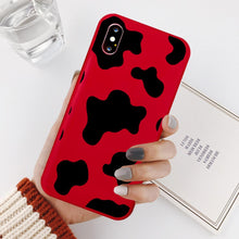 Load image into Gallery viewer, Slim Fit  Lightweight Black White  Print Silicone Case For iPhone 11 Pro 7 8 Plus X XR XS Max iphone 11 Cell Phone Case Cover White Black Pattern Print Silicone Unisex Case
