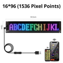 Load image into Gallery viewer, RGB Bluetooth Panel Lamp LED Matrix Pixel Lights Pattern Graffiti Scrolling Text Animation Display Car Shop Reminder Night Light
