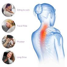 Load image into Gallery viewer, Soft Travel Pillow U Shaped Travel Healthcare Memory Foam Neck Cervical Airplane Pillow Neck Cushion
