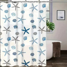 Load image into Gallery viewer, Patterned Waterproof Shower Curtain – PEVA Bathroom Partition &amp; Decor
