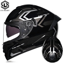 Load image into Gallery viewer, Full Face Racing Helmets Winter Warm Double Visor Motorcycle Helmet Motorbike Sports helmet LVS-701
