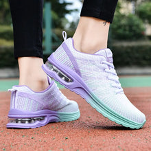 Load image into Gallery viewer, Purple Female Running Sneakers Sport Shoes Women Luxury Brand Breathable Sneaker Air Light Mesh Lace-Up Chaussure Fashion Sneake
