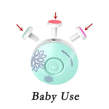 Load image into Gallery viewer, Baby Electric Nail Trimmer – Safe Nail Polisher &amp; Manicure Set for Newborns
