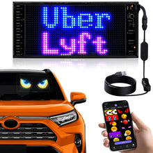 Load image into Gallery viewer, Waterproof LED Matrix Pixel Panel 5VUSB Flexible Addressable DIY Pattern Graffiti Scrolling Text Animation Display Car Bar Decor
