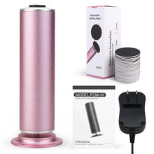 Load image into Gallery viewer, Electric Foot Callus Remover Foot Care File Heels Dead Skin Pedicure Tool Electronic Foot Grinder with 60 Replacement Sandpaper
