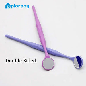 PIORPOY 1 Pc Dental Mirrors Premium Front Surface Mouth Exam Reflector Autoclavable Single Double Sided Oral Mirror Odontologia