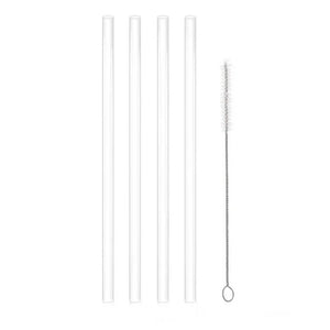 6 pack Replacement Straws for Stanley 40oz Adventure Quencher Travel Tumbler, Reusable Plastic Straws with Cleaning Brush