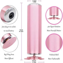 Load image into Gallery viewer, Electronic foot file pedicure sander for removing dead skin, electric callus remover with 60pcs replacement sandpaper disc

