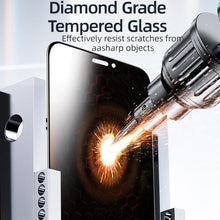 Load image into Gallery viewer, 3Pcs Best Privacy 9H Tempered Glass For iPhone 11 12 13 14 Pro Mini XS MAX X XR 6S 7 8 Plus SE Anti Spy Peep Screen Protector Anti-Spy Anti-Peeping Tempered Glass Screen Film for iPhone
