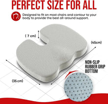 Load image into Gallery viewer, Ergonomic Memory Foam Office Cushion - Hemorrhoid &amp; Chair Support for Long Sitting
