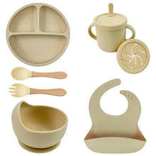 Load image into Gallery viewer, Food Grade Silicone Baby Feeding Dish Set
